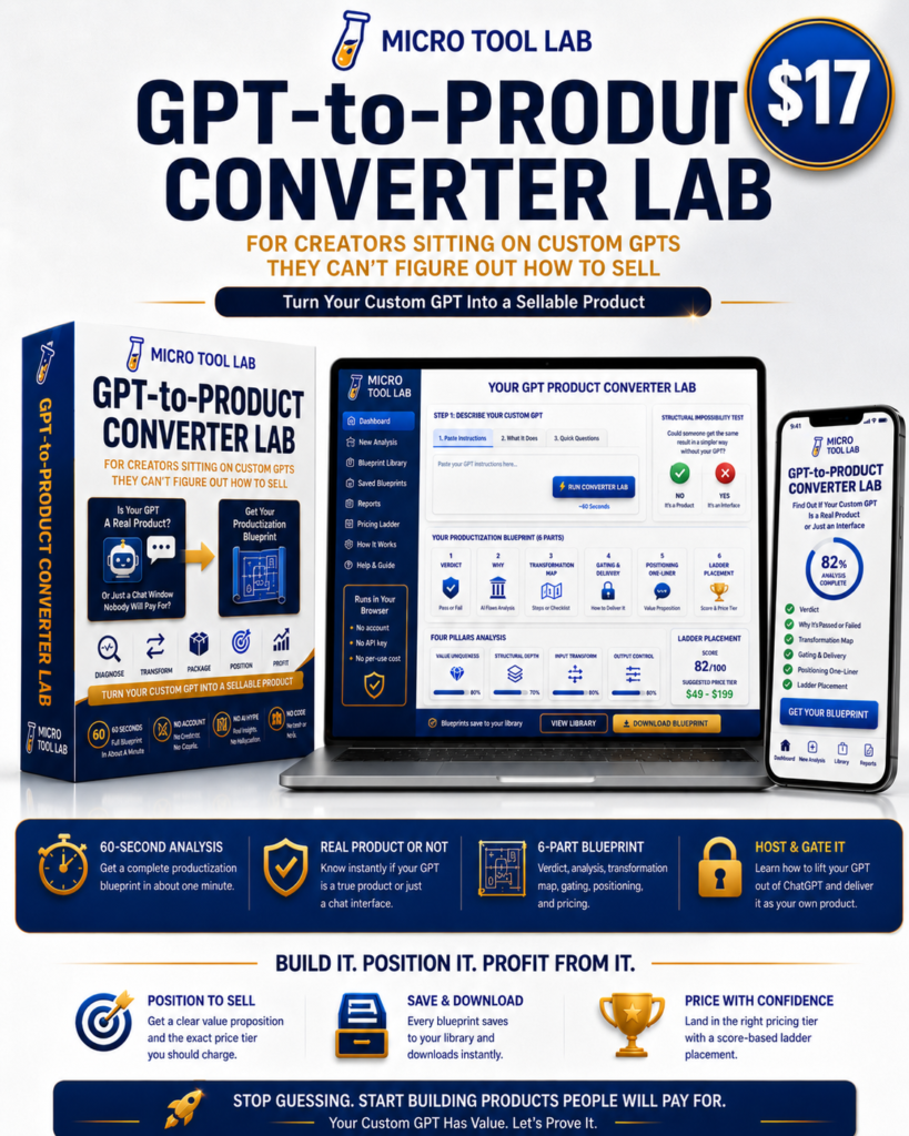 GPT-to-Product Converter Lab
