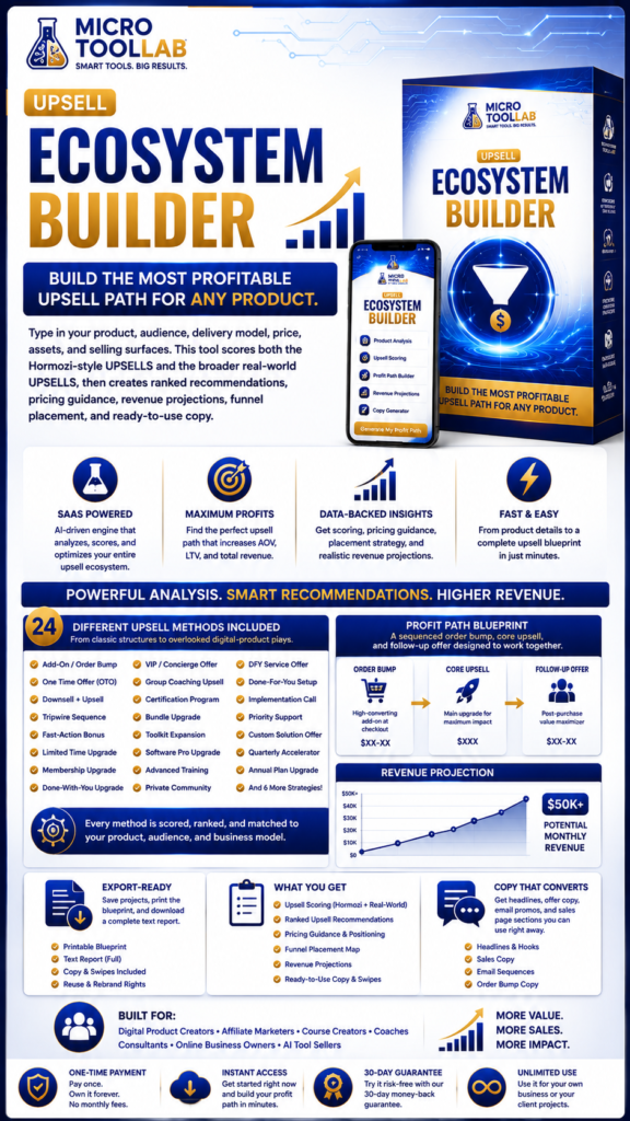 Upsell Ecosystem Builder